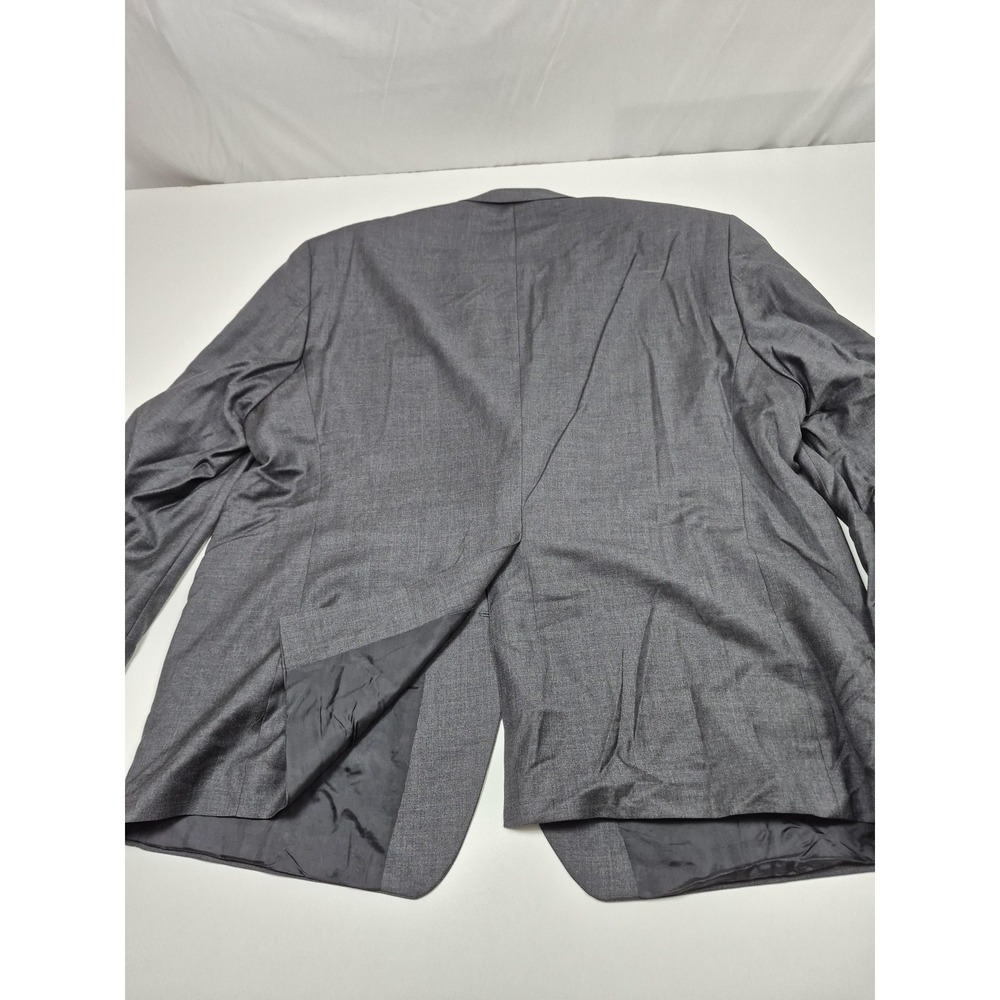 VTG Lauren Ralph Lauren Suit Mens 54 Gray Super 120s Wool Cashmere 2 Piece 50x36 - Picture 8 of 16